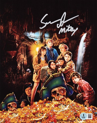 #ad Sean Astin Signed 8x10 Photo The Goonies Authentic Autograph Beckett Witness $100.00