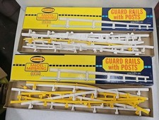 AFX Aurora. Guardrails, 6 Yellow, 15 White, See Ad. 12A