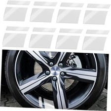 8 Pcs Wheel Rim Decal Stripes Car Decals for 18-21 Inch Wheels White
