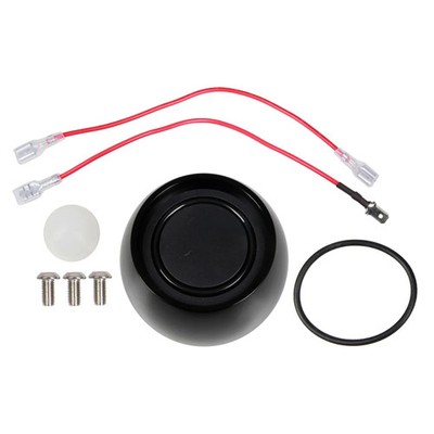 CJ Classics Horn Button Tall Billet 3-Bolt Black