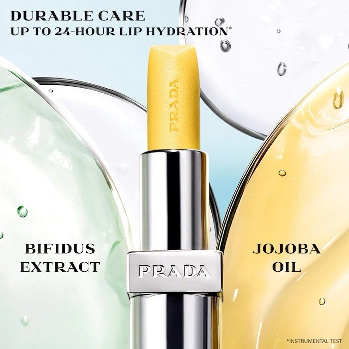 New Prada - Hydrating Lip Balm With Jojoba Oil - U002 Banana