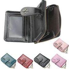 Women Bifold Leather Zipper Coin Wallet Multi Card Holder Purse Clutch Handbag