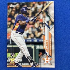 Yordan Alvarez 2020 Topps Update Series Rookie Card #300 Houston Astros