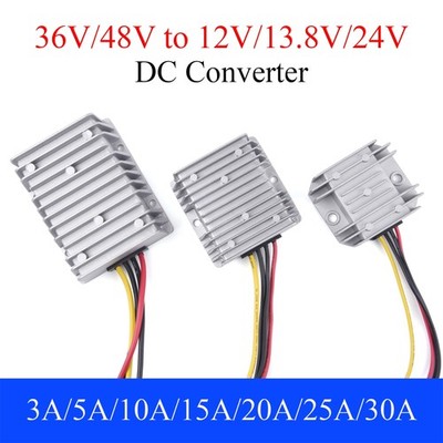 Spannungswandler  36V/48V Auf 13.8V/24V  DC-DC Abwärtswandler 3A bis 30A