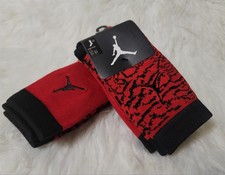 2 Pack Nike Air Jordan Jumpman Kids Boy's High Crew Socks. SZ 3Y-5Y