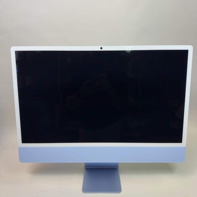 2024 Apple iMac 24'' M4 8 Core 4.5GHz 16GB RAM 256GB SSD Blue MWUC3LL/A