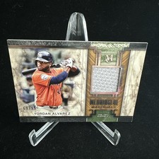 2025 Topps Museum Yordan Alvarez Meaningful Materials Jersey Patch #/99 #MMR-YA