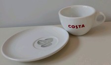 Costa Thick Walled Medium Coffee Cup And Saucer ( 2015). 