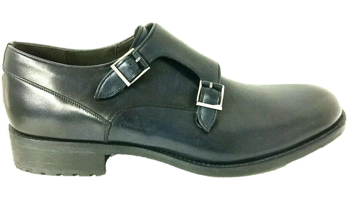 MASSIMO EMPORIO 17390 DOUBLE-BUCKLE RUS SHOE SZ 10.5, RETAIL  display picture 1