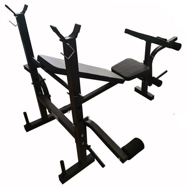 KMS Adjustable Weight Bench Press Rack Black for sale online eBay