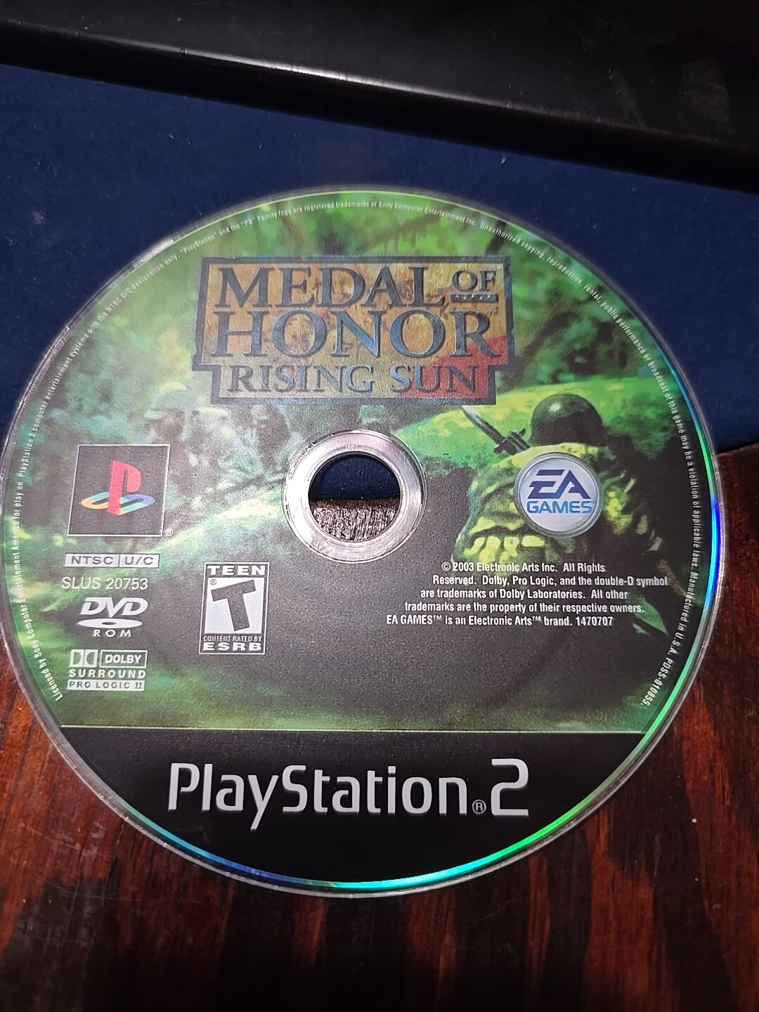 Medal of Honor Rising Sun (PlayStation 2 PS2)  - DISC ONLY -- Tested