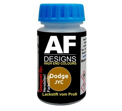 Lackstift für Dodge JYC Bright Amber Perl schnelltrocknend Tupflack Autolack