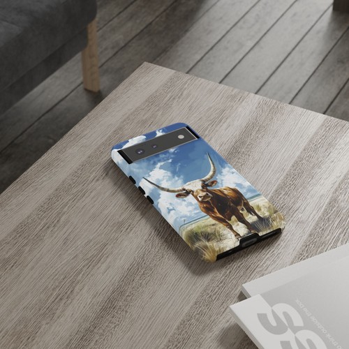 Bull Horns Blue Sky - Phone Ink Cover Case for iPhone, Galaxy, Pixel - 第 165/281 張圖片