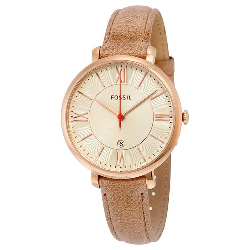 NEW FOSSIL JACQUELINE ROSE GOLD TONE 