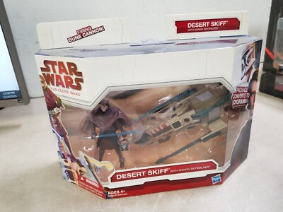 HASBRO 2009 STAR WARS THE CLONE WARS DESERT SKIFF W/ ANAKIN SKYWALKER