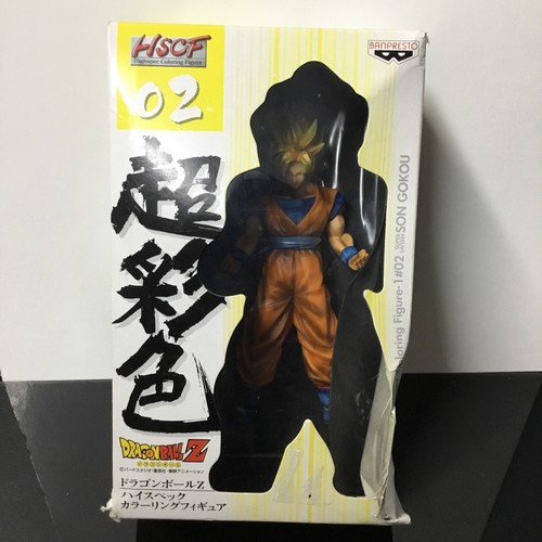 Banpresto Dragon Ball Z HSCF #02 Super Saiyan Son Goku *Box Damage* - Picture 4 of 11
