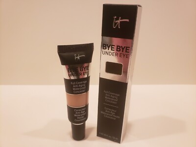 It Cosmetics~Bye Bye Undereye Full Cover WP Concealer~10.5 Light~0.4oz~NIB