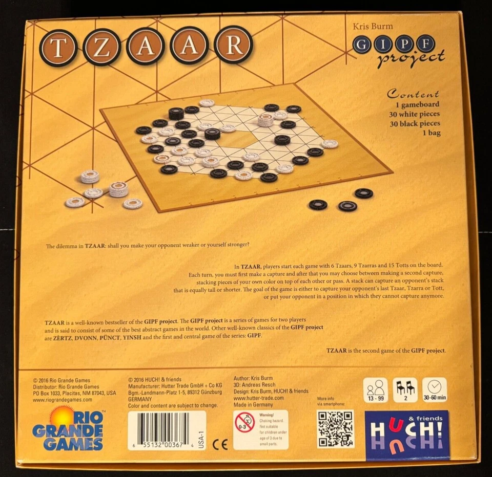 Juego de Mesa TZAAR - Juegos Río Grande Foto 2 de 4