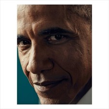 Signed Christopher Anderson Print - Barack Obama at White House, 2016 - Rare 6x6
