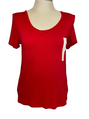 Women's Sensory Friendly Any Day Short Sleeve Scoop T-Shirt - A New Day Red S
