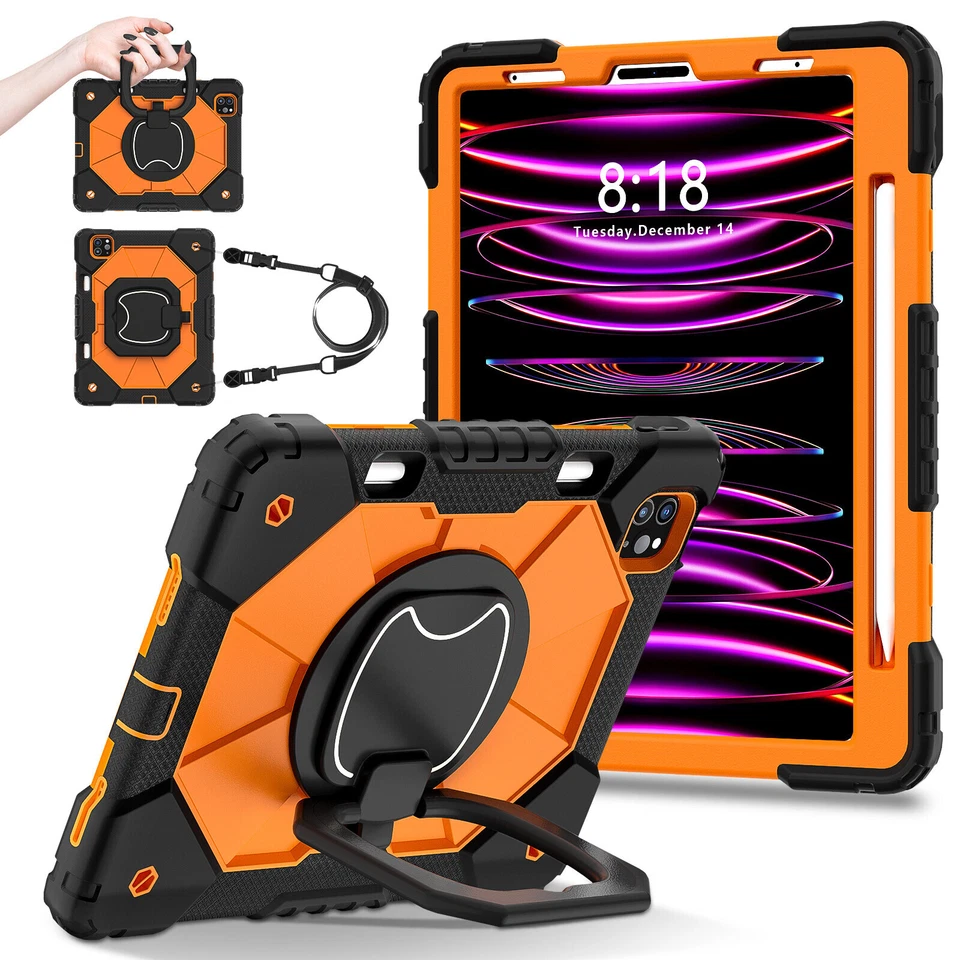 New For iPad Air Pro 11/13 inch Shockproof Heavy Duty Stand Case Cover - Image 2 of 4
