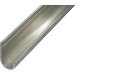 Aluminium J Gutter Section Moulding Multiple Sizes and Lengths Available 6063T6