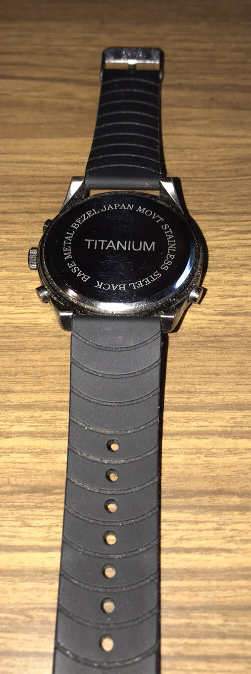 Binary Wave Titanium Watch - image 8