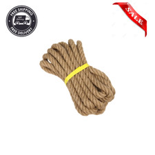 Twisted Manila Rope Jute Rope 3/4 in x 20 ft Natural Thick Hemp Rope