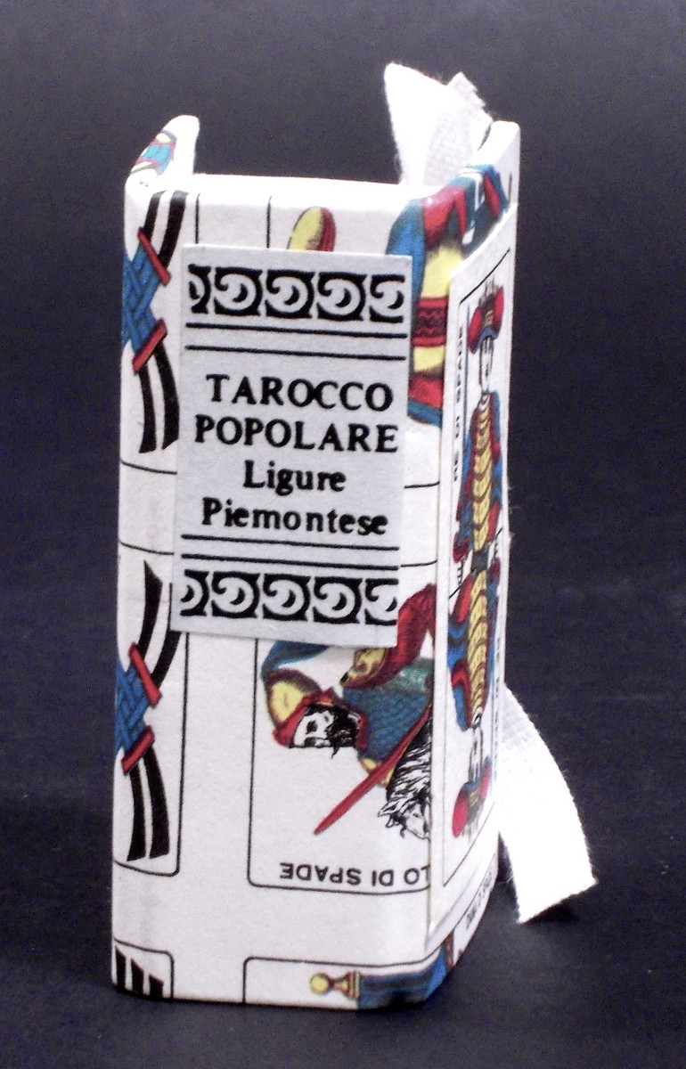 MINIATURE RARO TAROCCO POPOLARE LIGURE PIEMONTESE TAROT CARD - IL