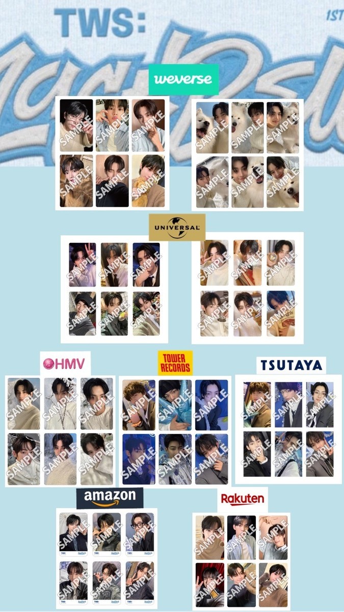 TWS Last Bell 1st Single official photocard JAPAN POB TWS Last Bell 1st Single official photocard JAPAN POB