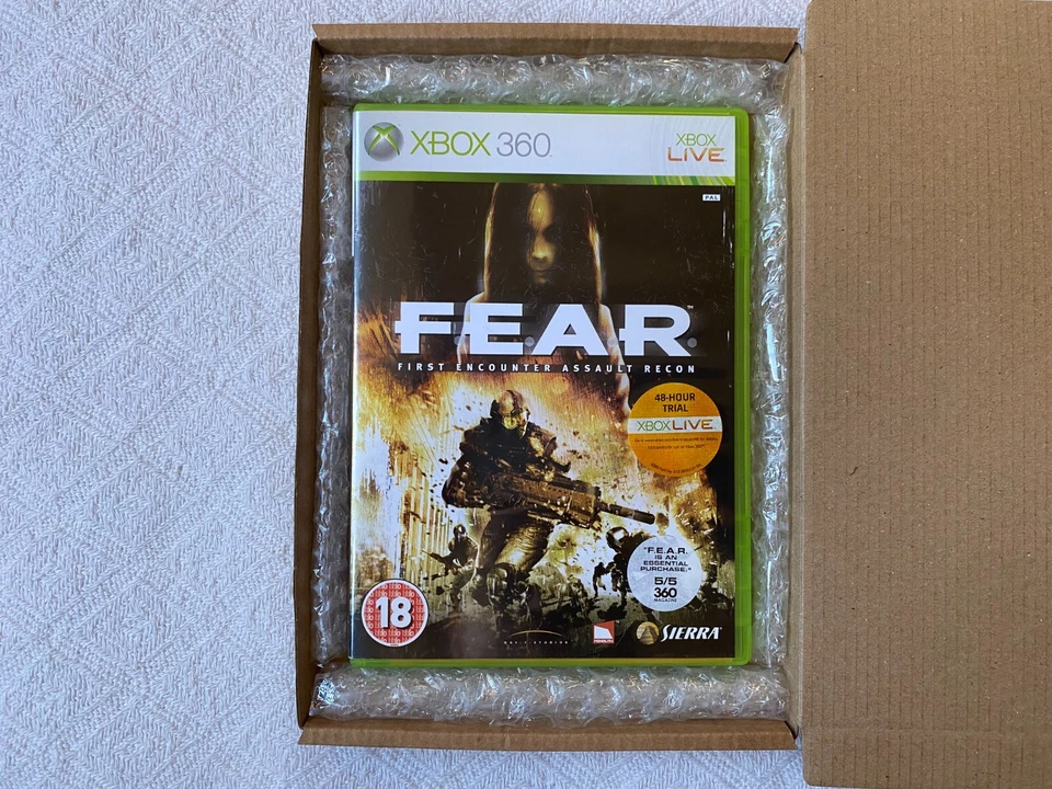 FEAR XBOX 360 - UK PAL VGC CIB - High Quality Packing - Tracked - Image 2 of 4
