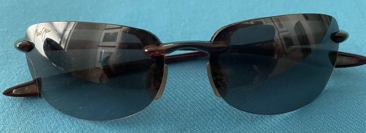 Maui Jim MJ Sport Black Sunglasses with Brown Lenses Gloss Black/hcl Lens Maui Jim Sandy Beach 408 Bifocal  main image 4