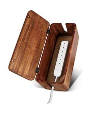 Large Cable Management Box - Cable Organizer Box and Power Strip Box for Elec...