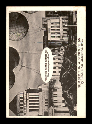 1965 Donruss King Kong - # 3 ''They told me this mattress was like sleeping o