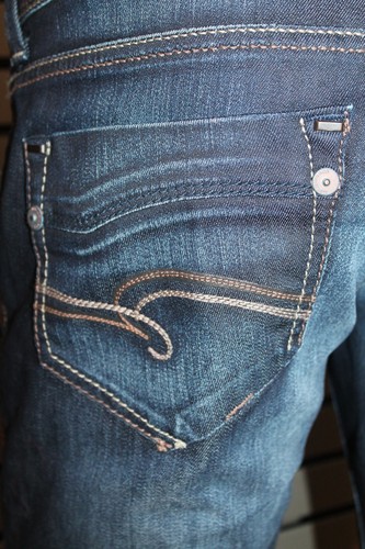 mavi jeans OLIVIA 10189-2479 DARK PARTY STR low rise straight leg nuovo vintage - Foto 7 di 8