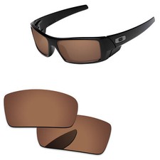 Copper Brown Polycarbonate Replacement Lenses For-Oakley Gascan Sunglasses