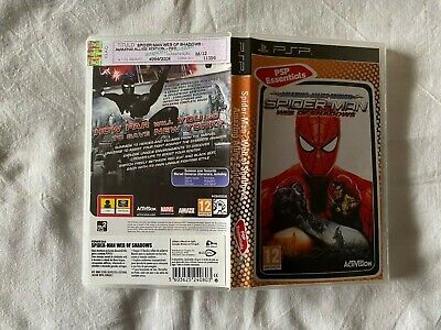 Spider-Man Web of Shadows Amazing Allies Spiderman REGION FREE Sony PSP  English 