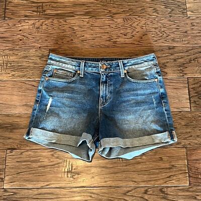Level 99 4  Inseam High Rise Cuffed Shorts Size 29