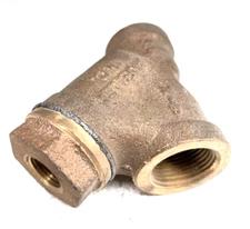 Y Strainer MUELLER 351M-01 3/4" NPT Class 125 /200 PSI Cast Bronze w/ 20-Mesh