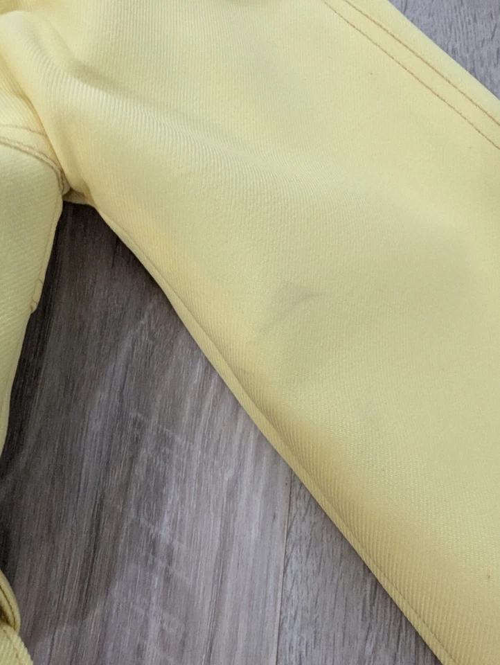 Vintage London Fog Single Breasted Rain Trench Coat Yellow 8 Reg Baltimore Small - Image 4 of 4