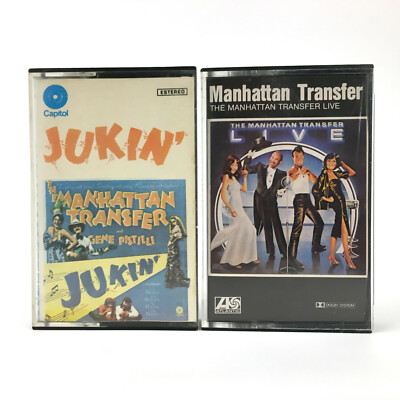 MANHATTAN TRANSFER JUKIN´ GENE PISTILLI + THE LIVE SPANISH EDITION CASSETTE TAPE