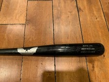 2011 Brett Wallace Houston Astros SIGNED SamBat Game Used Baseball Bat LOA 34