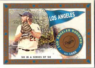 2021 Topps Allen & Ginter T51 MURAD Reimagined Clayton Kershaw Los Angeles