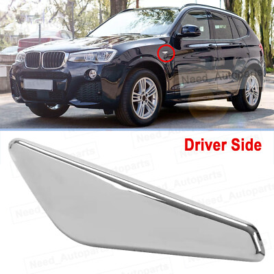 FIT BMW X3 F25 X4 F26 2015 2016 2017 Driver Side Fender Emblem Moulding Chrome