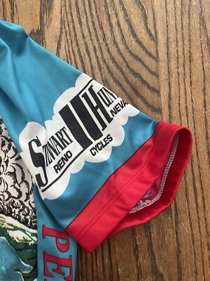 Vintage Reno Nevada 90s SUGOI MEN'S 1/4 ZIP BIKE JERSEY Adult L