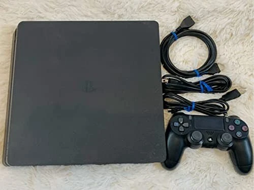 Sony PlayStation 4 PS4 Slim CUH-2000A Jet Black Game Console Full Set Japan F/S