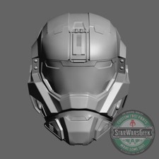 Casco HALO Commando cabeza personalizada para figuras de acción