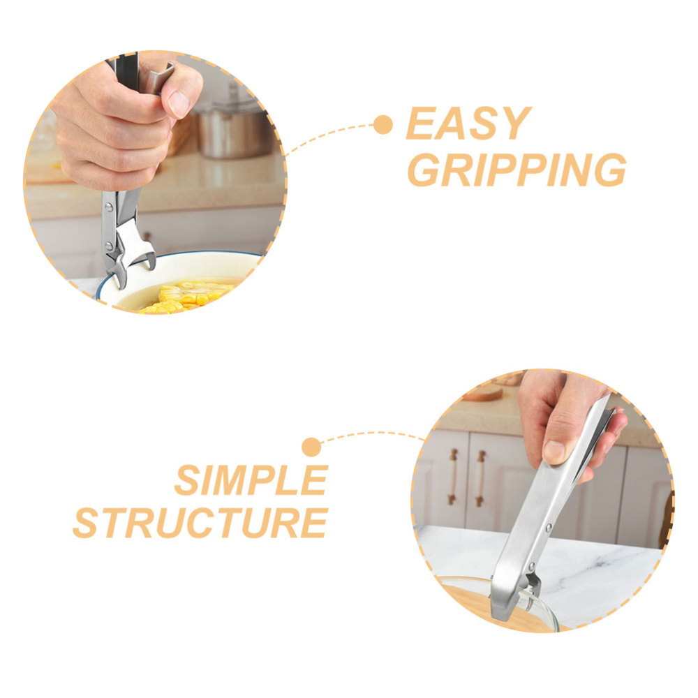 1PC Hot Pan Clip Hot Plate Gripper Hot Plate Bowl Retriever for Microwave