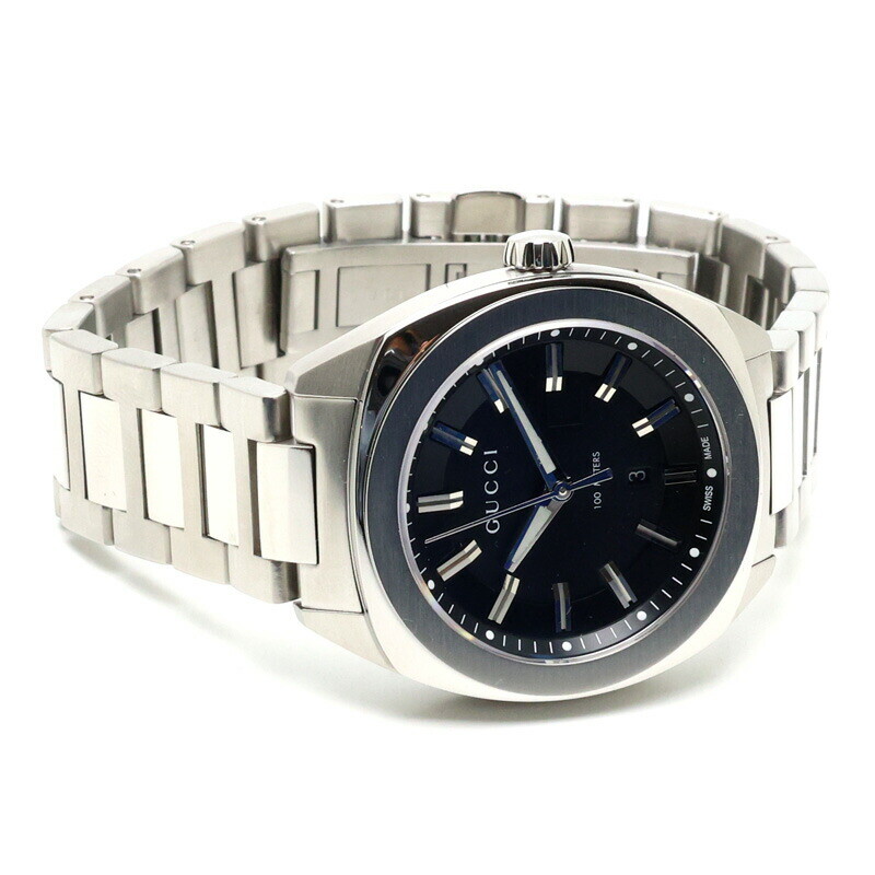Gucci 142.4 Quartz Black Dial Watch Men s Used From Japan | eBay Gucci 142.4 Quartz Black Dial Watch Men s Used From Japan | eBay