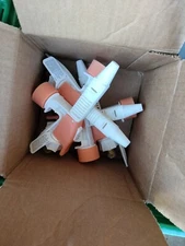 Lot of 4 Ecolab FOAMING CLEANER GUNS - Soap Dispenser Head W/Brass Quick Connect